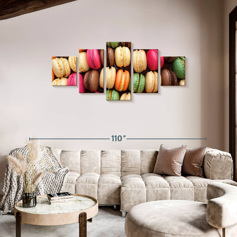 Macarons, 36" H x 80" W