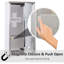 Isaurinda 25mm W 48mm H Surface Framed Medicine Cabinet Mirror 2 Fixed