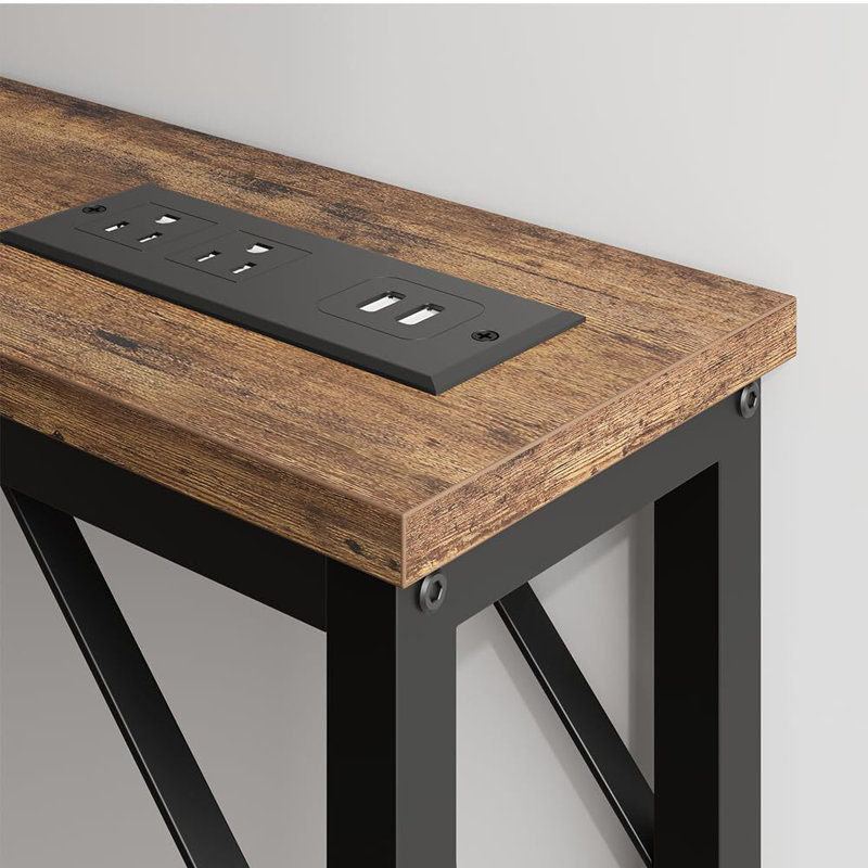Console 39,4 po Tanihya, Brun