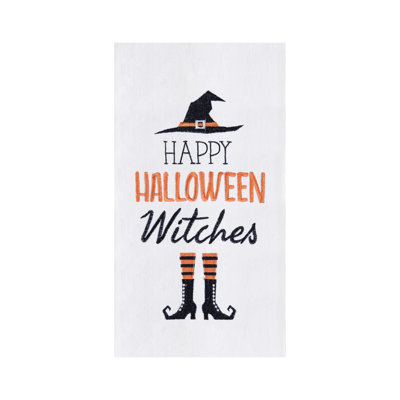 Torchon de cuisine Happy Halloween Witches
