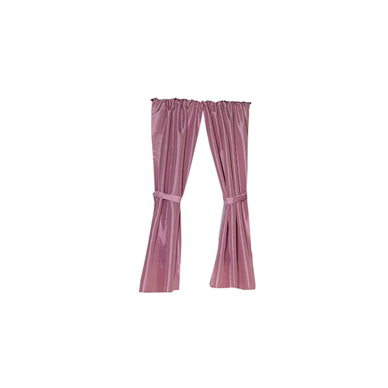 Lachlan Semi Sheer Curtain, Rose