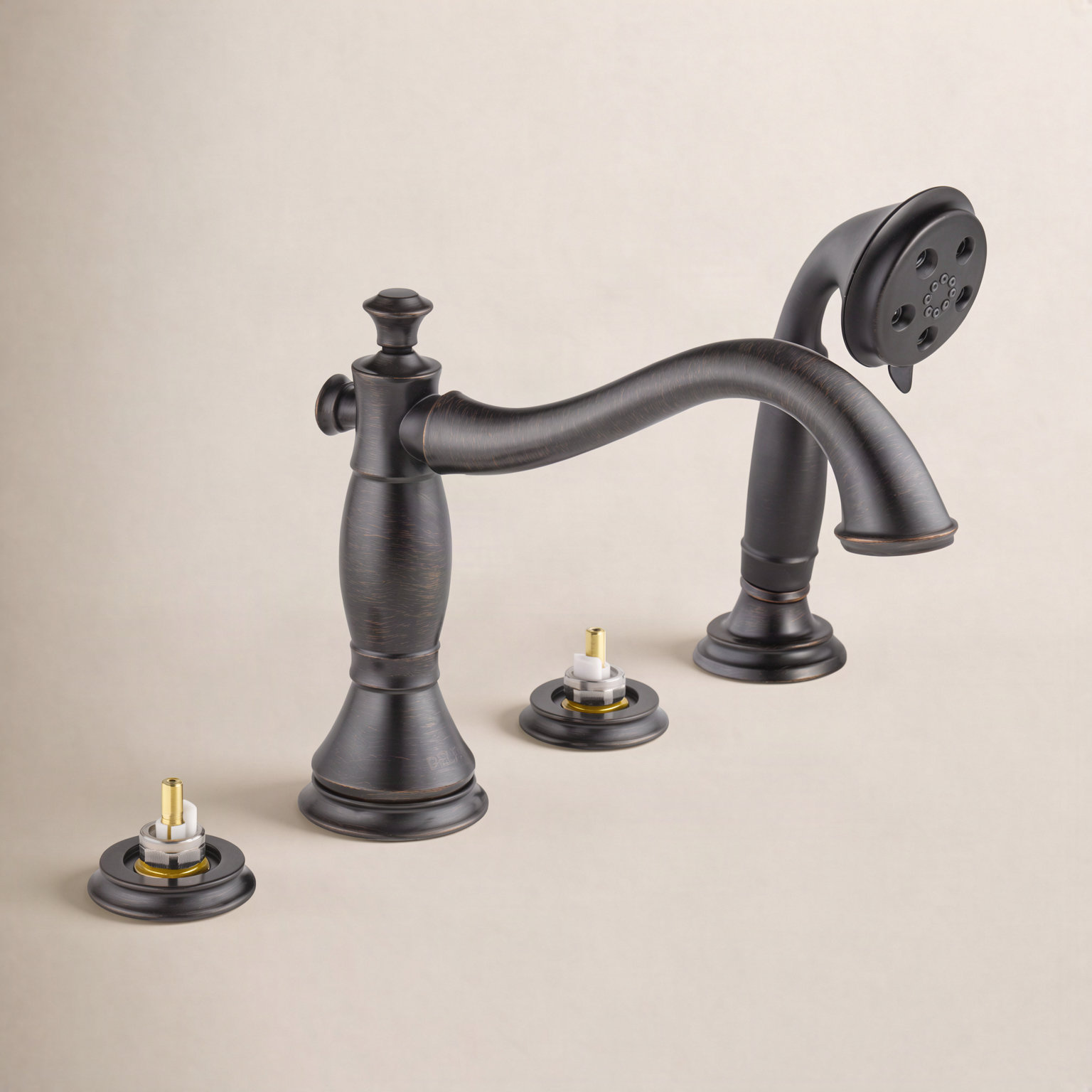 Cassidy™ Deck Roman Tub Faucet with Diverter, Oil Rubbed Bronze