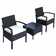 Rossford 2 - Person Garden Lounge Set with Cushions