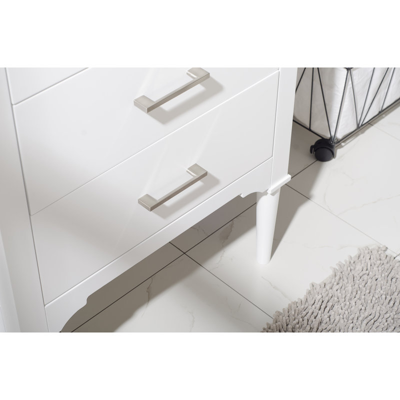 Ensemble de meuble-lavabo simple 24 po Gwenda, Blanc