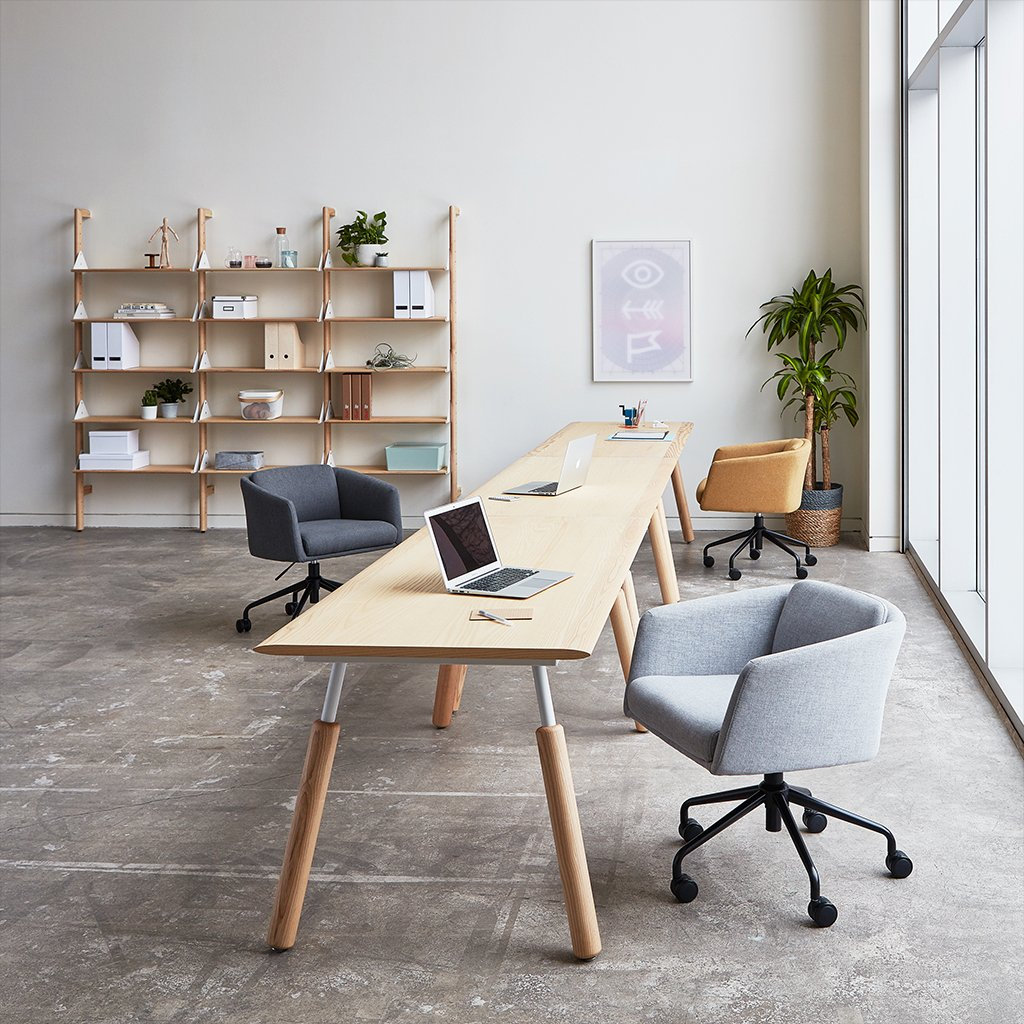 Radius Office Chair, Stockholm Camel Performance Twill