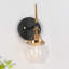 Loram Iron Small  Armed Sconce-1367511263