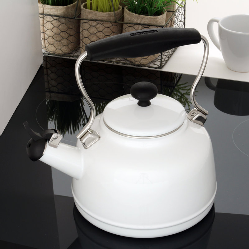 Chantal Vintage 1,7 pte Bouilloire Whistling, Blanc