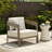  Harmonti Patio 3-Piece Aluminum Conversation Set With Cushions And Side Table