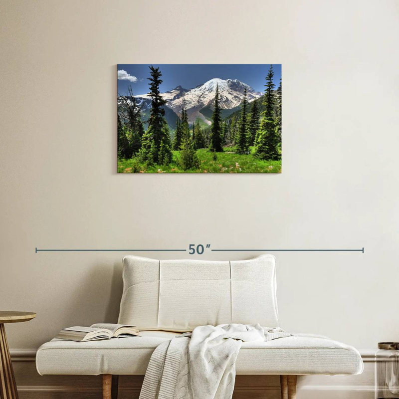 Pin d'Alvord et mont Rainer, H 20 po x l 30 po