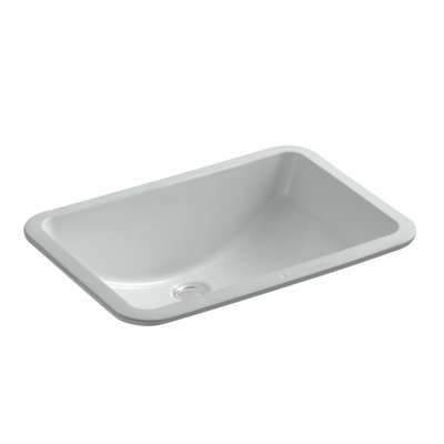 Ladena Vitreous China Rectangular Undermount Bathroom Sink