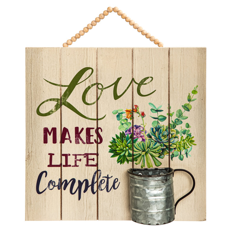 Décoration murale d'inspiration jardin