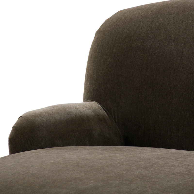 Kadon Chaise Lounge, Malmo Olive Performance Chenille