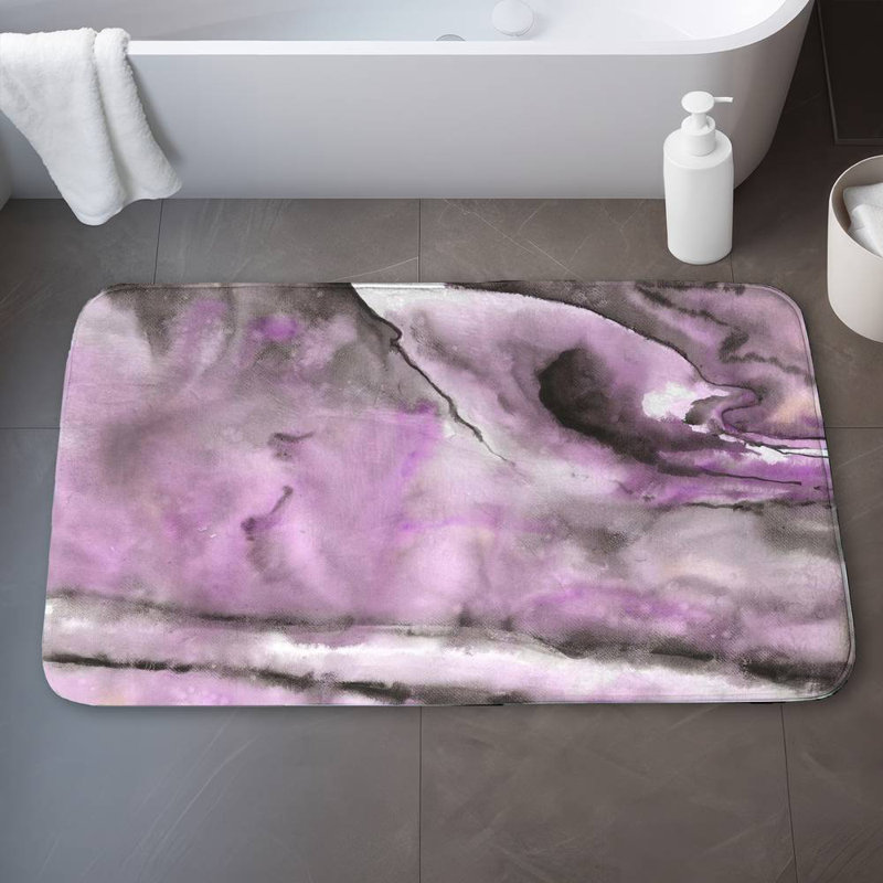Maryella Microfiber Non-Slip Bath Mat