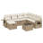 Vidaxl Garden Sofa Set Beige