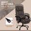Fauteuil de bureau à massage à haut dossier et vibration à 6 points-1645645643
