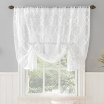 Fruitful Embroidered Kitchen Ascot Valances and Tier Curtains