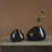 Ebon Handcrafted Glass Table Vase 1-55131868