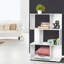 Bibliothèque blanche simple à trois couches-273967173-273967174