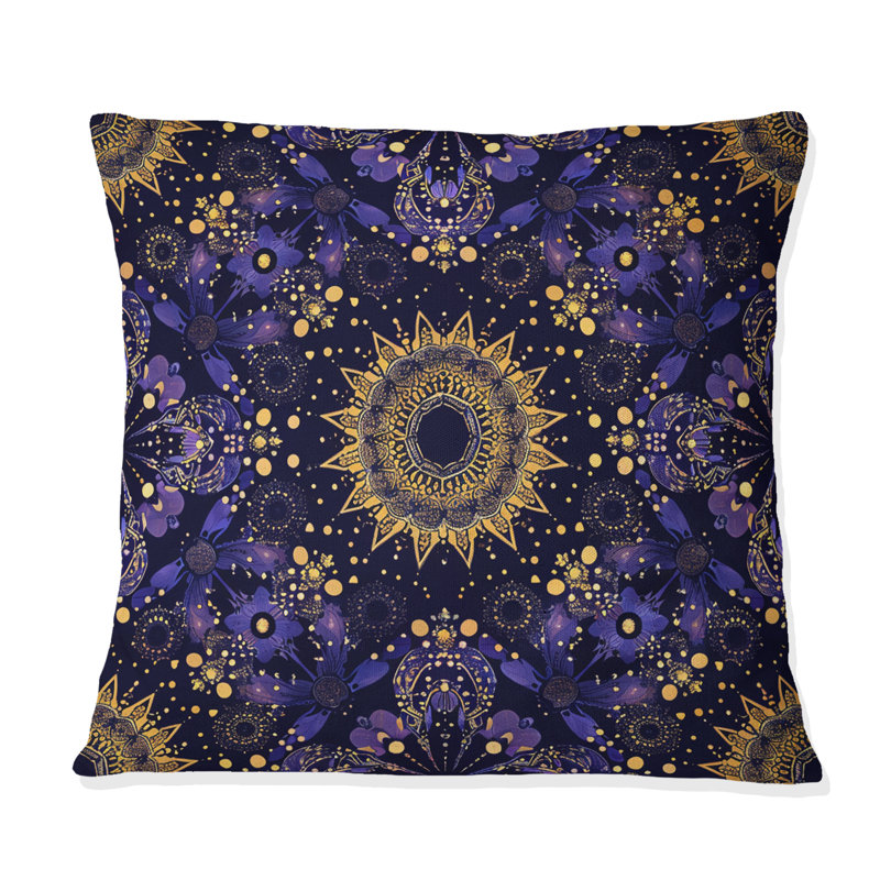 Coussin Boho, H 16 po x l 16 po