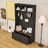 Wooden Hall Tree with Storage Drawers, Shelves, Hooks and Bench-1939102180