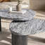 Ensemble de 2 tables basses gigognes Granite Grey