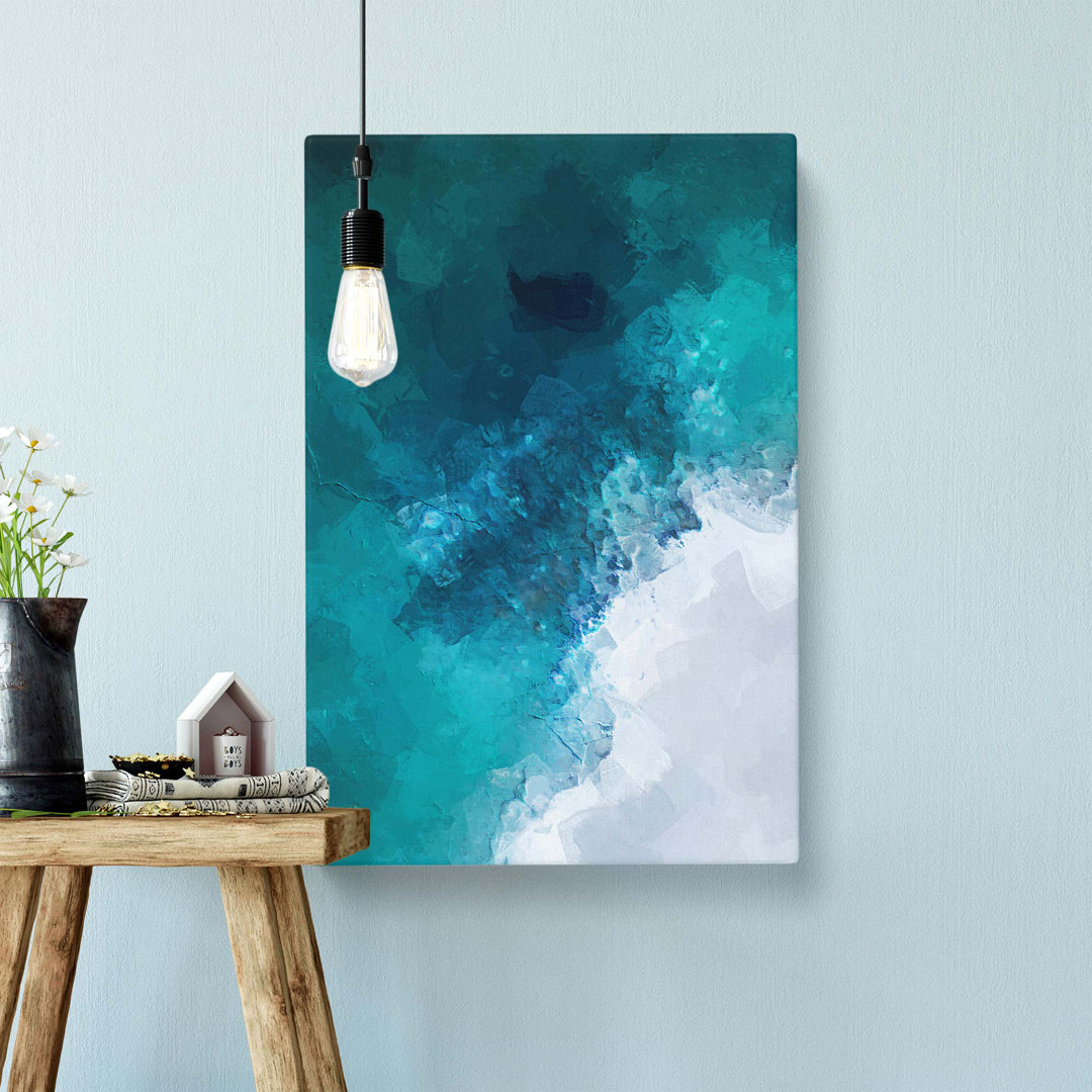 'Beach in Swanbourne Australia in Abstract' - Wrapped Canvas