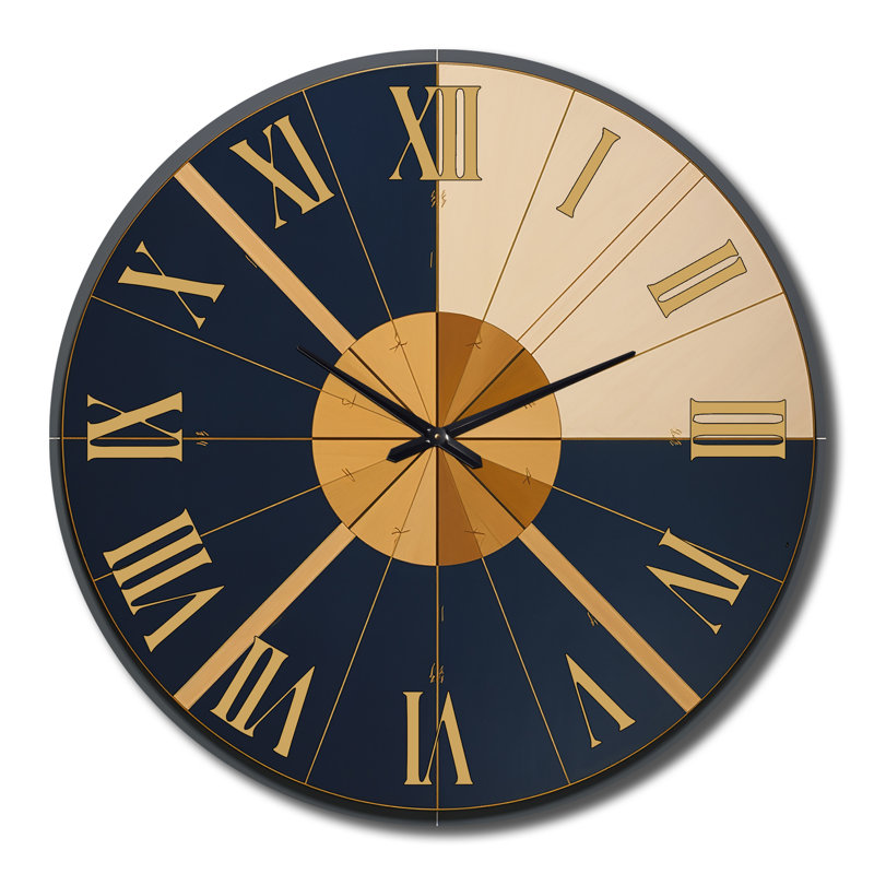 Horloge murale en métal, Grand