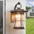 Outdoor Wall Lantern with Clear Seeded Glass, Waterproof Exterior Wall Light-699674655-699674651