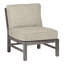 Club Teak Sectional Slipper Chair-83260246-83260249-93646995
