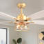 Ventilateur de plafond 52 po moderne doré avec ensemble de lumières et moteur à courant continu réversible à 5 pales et 6 pales pour le salon-1580422268