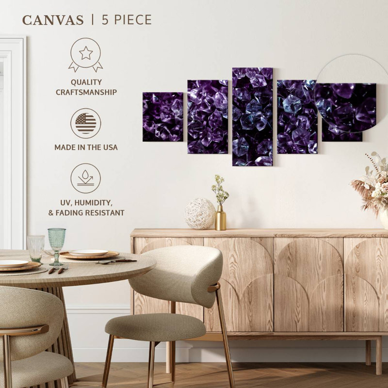 Purple Plastic, 24" H x 55" W
