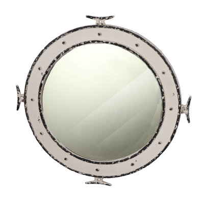 Achiles Wood Flat Wall Mirror