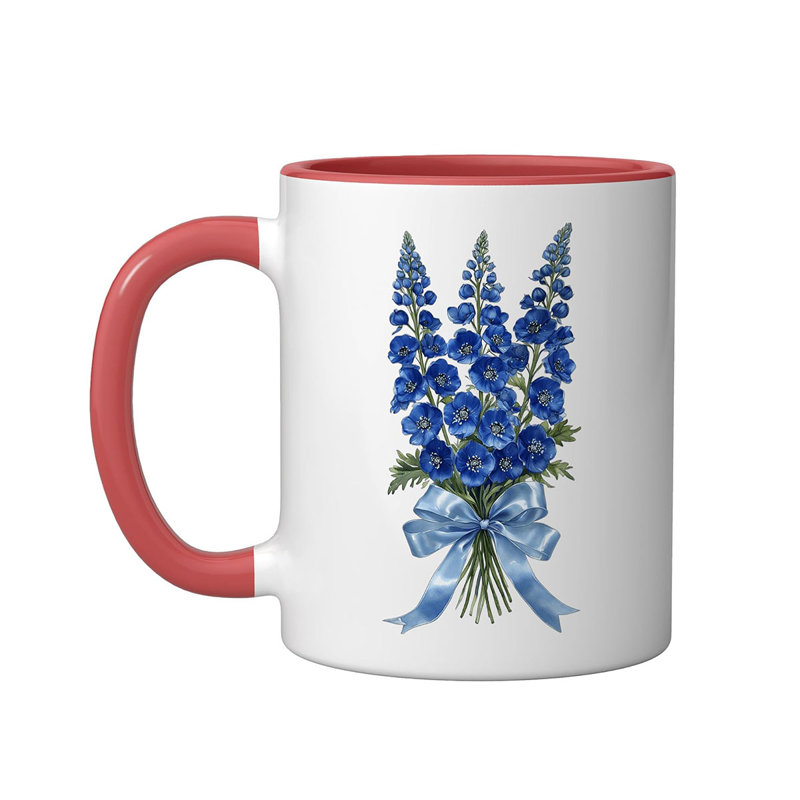 Ceramic Coffee Mug, Red