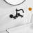 Wall Mounted Kitchen & Bathroom Sink Faucet With Double Cross Handle-105843357