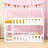 Wooden Twin Over Twin House Bunk Bed With Guardrails, Roof And Ladder-334368293