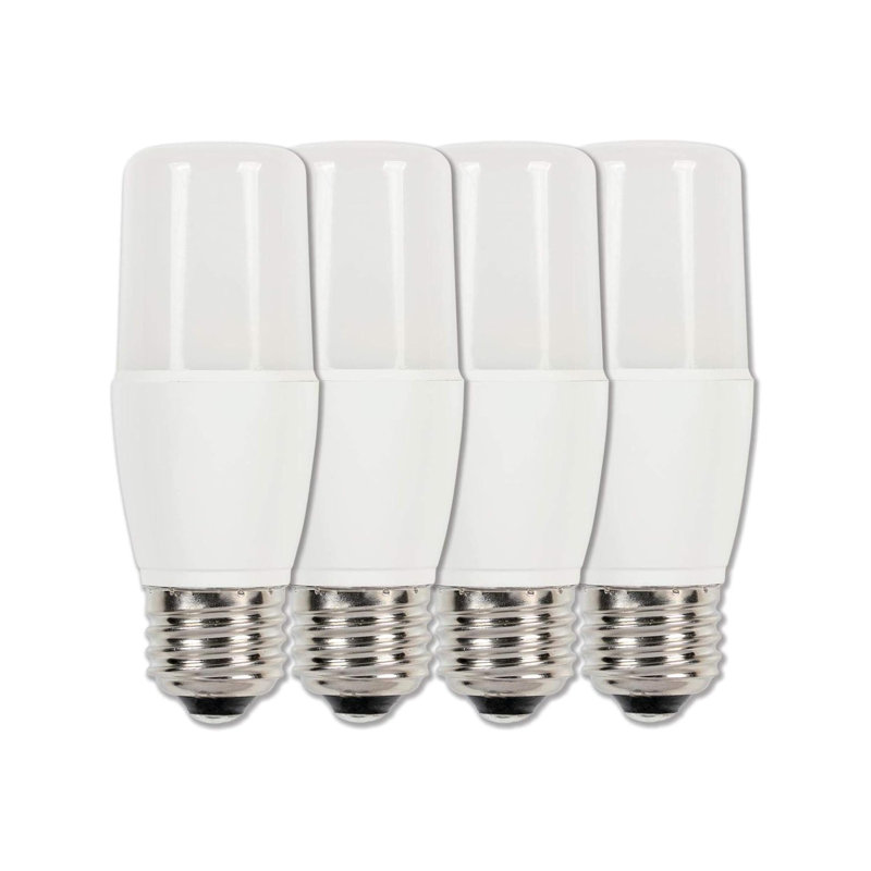 Westinghouse 8 Watt (60 Watt Equivalent) T7 LED Light Bulbs- 33199 (Pack of 4), 3000K Bright White