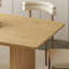 Table de salle à manger rectangulaire extensible