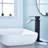 Single Handle Bathroom Vanity Sink Faucet with Waterfall Spout-115827410