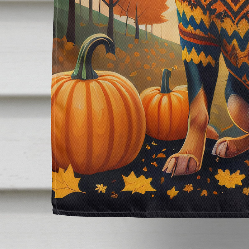 Drapeau miniature de maison d'automne Pinscher