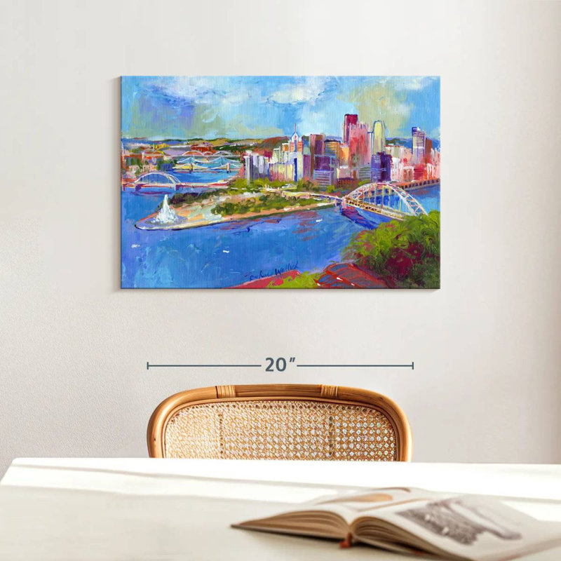 Nicci Pittsburgh, 16" H x 24" W