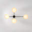Plafonnier semi-encastré scandinave 4 lumières