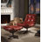 Helga Upholstered Swivel Accent Chair with Ottoman-377991475