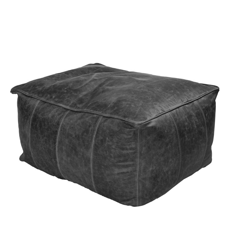 Accent Stool, Maxi - 120cm L x 80cm W x 40cm H, Jet Black