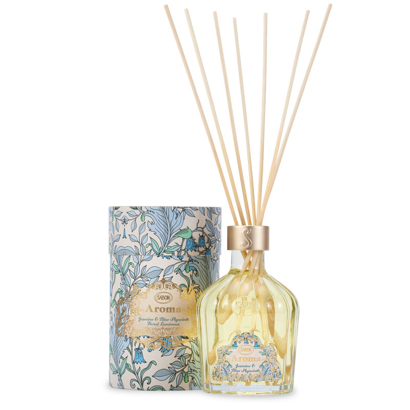 Diffuseur à roseaux AROMA 245 ml, Jasmine / jacinthe bleue, Jasmine / jacinthe bleue, H 5,12 po x l 2,76 po x P 2,76 po