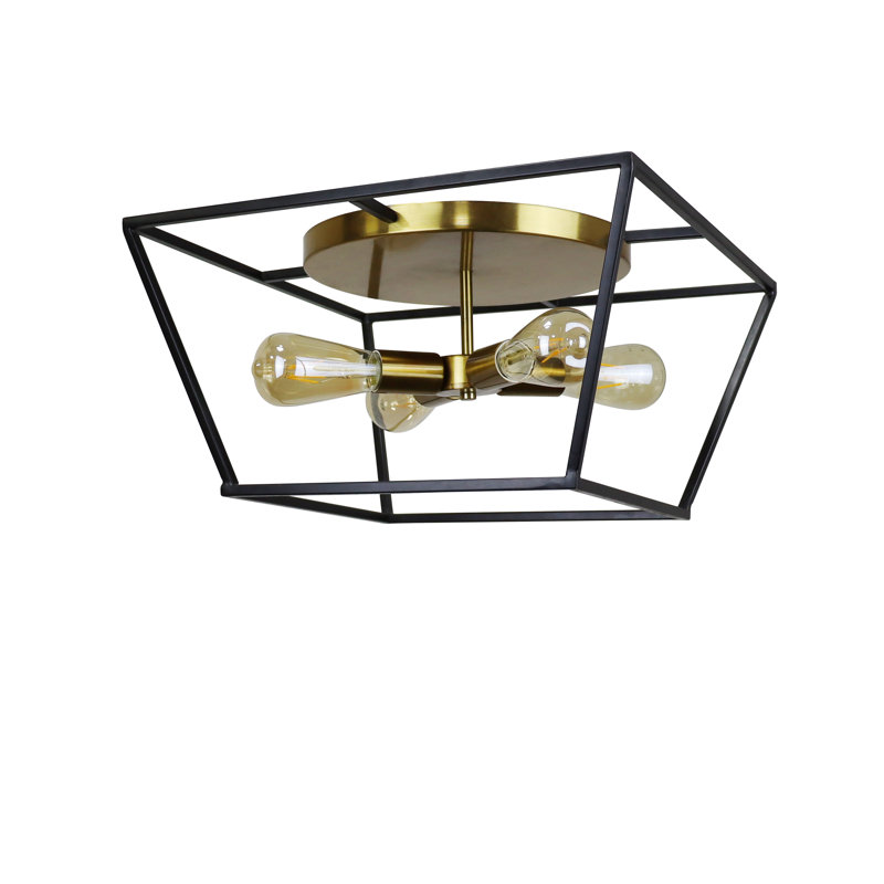 Plafonnier encastré 4 lumières 17,7 po