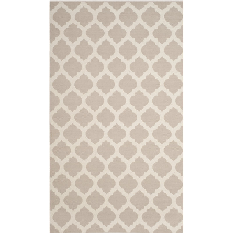Tapis en coton tissé à la main Romona, Rectangle 3 pi x 5 pi