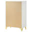 Commode blanche 5 tiroirs Chesney