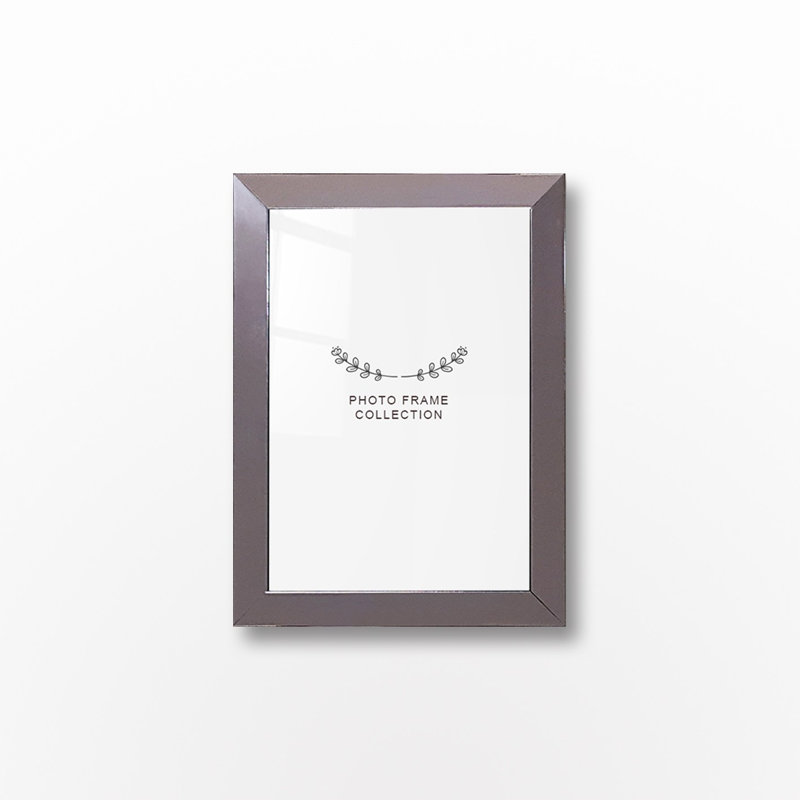 Cadre photo Chiu Elegant Silver, 5,1 po x 7,1 po | Fabrication 100% plastique, largeur du cadre: 0,8 po | Parfait pour la décoration intérieure et les cadeaux, design élégant et durable pour les souvenirs chéris