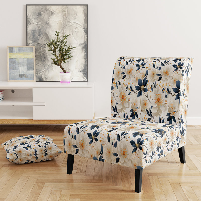 Fauteuil de chambre Blue Essence Petals