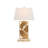 White Stone Table Lamp